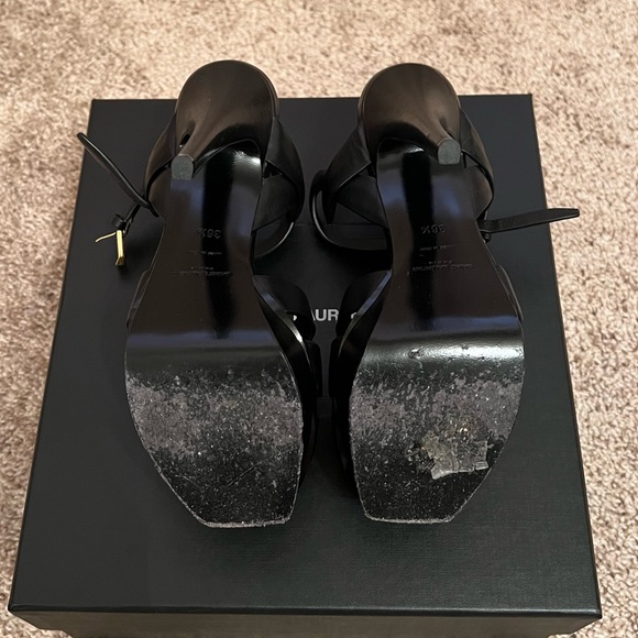 YSL Tribute 105mm Platform Sandals - Picture 3 of 5